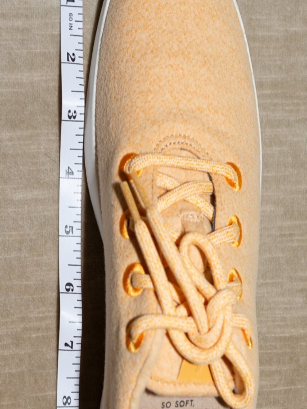 allbirds Wool Runner Shoes in Turk Honey, Size 9 - Picture 6 of 6